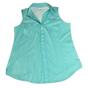 Columbia Mint Green Sleeveless Top Large